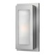 Titan Outdoor Wall Sconce - Titanium / Etched Glass