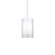 Freejack Mini Echo Pendant - Satin Nickel / Clear Freejack Mini Echo Pendant - Satin Nickel / Clear