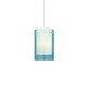 Freejack Mini Echo Pendant - Satin Nickel / Aquamarine Freejack Mini Echo Pendant - Satin Nickel / Aquamarine