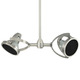 Freejack Elton Adjustable Double Head - Satin Nickel Freejack Elton Adjustable Double Head - Satin Nickel /