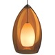 Freejack Fire Pendant - Satin Nickel / Amber Freejack Fire Pendant - Satin Nickel / Amber