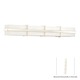 Intersection Bath Bar - Polished Nickel / White Intersection Bath Bar - Polished Nickel / White