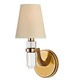 Dayton Wall Sconce - Aged Brass / Off White Dayton Wall Sconce - Aged Brass / Off White