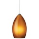 Freejack Firefrost Pendant - Satin Nickel / Amber Freejack Firefrost Pendant - Satin Nickel / Amber