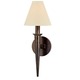 Latrobe Wall Sconce - Distressed Bronze / Cream Latrobe Wall Sconce - Distressed Bronze / Cream