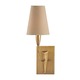 Berkley Wall Sconce - Aged Brass / Cream Berkley Wall Sconce - Aged Brass / Cream