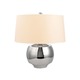 Holden Table Lamp - Polished Nickel / Cream
