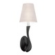 Allure Right Wall Sconce - Rubbed Bronze / Off White
