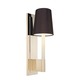 Sottile Wall Sconce - Polished Nickel / Black