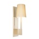 Sottile Wall Sconce - Polished Nickel / White