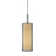 Puri Cylinder Pendant - Satin Nickel Puri Cylinder Pendant - Satin Nickel /