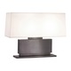 Plinth Low Table Lamp - Black Brass / Off White Plinth Low Table Lamp - Black Brass / Off White