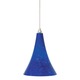 Freejack Melrose Pendant - Satin Nickel / Blue-Violet Freejack Melrose Pendant - Satin Nickel / Blue-Violet