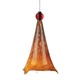 Freejack Mini Ovation Pendant W/Red Ball - Satin Nickel / Tahoe Pine Amber/Red Freejack Mini Ovation Pendant W/Red Ball - Satin Nickel / Tahoe Pine Amber/Red