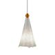 Freejack Mini Ovation Pendant W/Amber Ball - Satin Nickel / White/Amber Freejack Mini Ovation Pendant W/Amber Ball - Satin Nickel / White/Amber