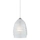 Freejack Small Nest Pendant - Satin Nickel / Frost White Freejack Small Nest Pendant - Satin Nickel / Frost White