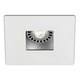 R3151K 3.5 Inch Regressed Square Pinhole Trim R3151K 3.5 Inch Regressed Square Pinhole Trim
