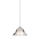 Freejack Pyramid Pendant - Satin Nickel / Frost