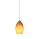 Freejack Raindrop Pendant - Satin Nickel / Amber Freejack Raindrop Pendant - Satin Nickel / Amber