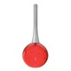 Crystal Ball Pendant - Satin Nickel / Red
