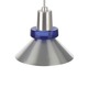 Freejack Hanging Wok Pendant - Satin Nickel / Cobalt