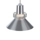 Freejack Hanging Wok Pendant - Satin Nickel / Clear