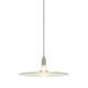 Kable Lite Biz Pendant - Satin Nickel / Clear