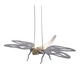 Kable Lite Bug Dragonfly Functional Art - Aluminum / White
