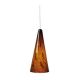 Kable Lite Mini Starry Night Pendant - Satin Nickel / Dark Amber Kable Lite Mini Starry Night Pendant - Satin Nickel / Dark Amber