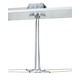 Kable Lite 2 Inch Dual Feed Square Canopy - White Kable Lite 2 Inch Dual Feed Square Canopy - White /