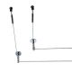 Kable Lite Rigid Post Standoff  - Chrome / 