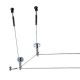 Kable Lite Standoff Turn  - Chrome / 