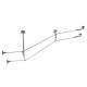 Kable Lite Rigid T Standoff  - Chrome / 