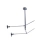 Kable Lite Rigid T Standoff - Chrome Kable Lite Rigid T Standoff - Chrome /