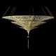 Scheherazade 3 Tier Herbarium Suspension - Brass / Green Herbarium