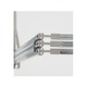 2-Circuit Monorail Flexible Vertical Connector - Satin Nickel 2-Circuit Monorail Flexible Vertical Connector - Satin Nickel /
