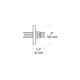 2-Circuit Monorail 4 Inch Round Direct End Power Feed Canopy -  / 