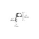 2-Circuit Monorail Center Single Power Feed -  / 