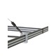 2-Circtui Monorail Power Outside Rigger - Satin Nickel / 