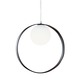 Giuko 1 Pendant - Ebony / White Giuko 1 Pendant - Ebony / White