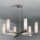 Elf 15 Chandelier - Satin Nickel / Opal Elf 15 Chandelier - Satin Nickel / Opal