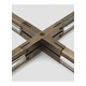 Monorail X Connector - Antique Bronze Monorail X Connector - Antique Bronze /