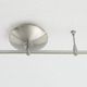 Monorail Surface Mount Transformer Kit 150W  - Satin Nickel / 
