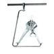 Monorail Metal Man Point Functional Art - Satin Nickel / 