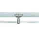 Monorail 2 Inch Square Canopy Single Feed - Chrome / 