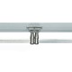 Monorail 2 Inch Square Canopy Dual Feed - Chrome / Polished Chrome Monorail 2 Inch Square Canopy Dual Feed - Chrome / Polished Chrome