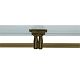 Monorail 2 Inch Square Canopy Dual Feed - Antique Bronze Monorail 2 Inch Square Canopy Dual Feed - Antique Bronze /