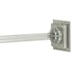 Monorail 2 Inch Square Direct End Power Feed - Chrome / 