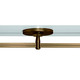 Monorail 4 Inch Round Canopy Single Feed - Antique Bronze Monorail 4 Inch Round Canopy Single Feed - Antique Bronze /