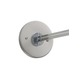 Monorail 4 Inch Round Direct End Power Feed - Satin Nickel Monorail 4 Inch Round Direct End Power Feed - Satin Nickel /
